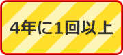 4年に1回以上